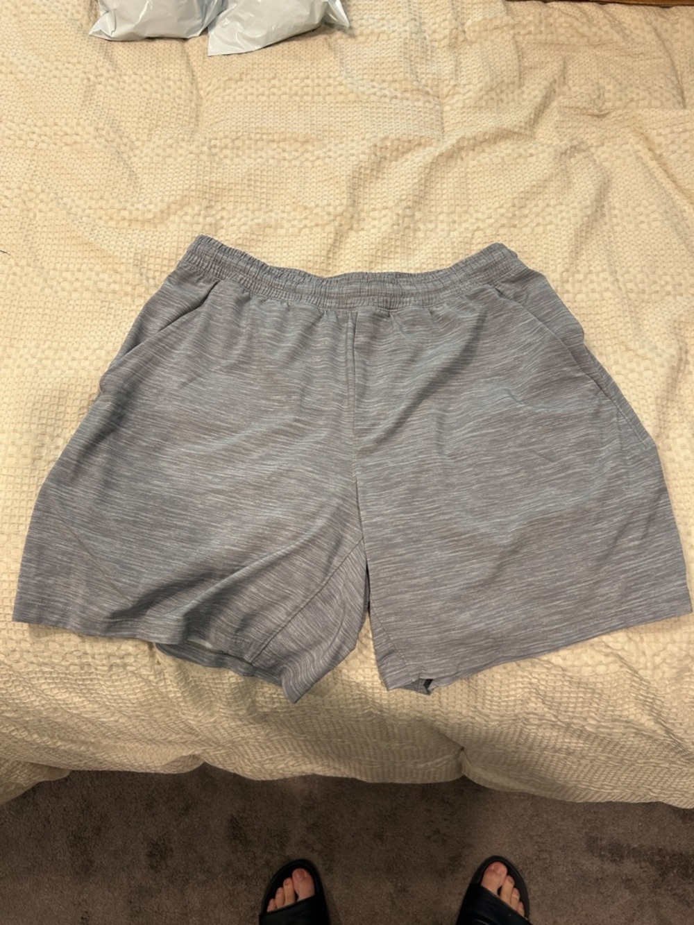 Lululemon Pace Breaker Shorts 7” Lined  Lightweight Heather Gray